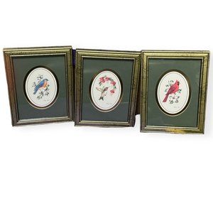 Heartfelt Collection 1994 Feathered Friends Framed Prints by Kathy Seek